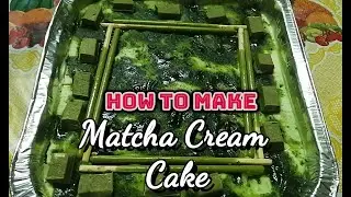 HOW TO MAKE MATCHA CAKE | DIY EASY MATCHA CAKE RECIPE | BAEDOGZ