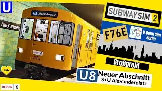 SUBWAY SIM 2 | UNTERWEGS zum NEUEN ABSCHNITT Alexanderplatz | F76E | PC | HD | 60 FPS | DE