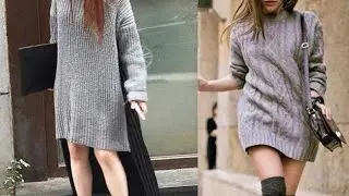 Cute Dresses For Women - 20 Style Tips On How To Wear A Sweater Dress This Winter