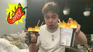 Trying buldak and volcano (spicy food challenge 2)