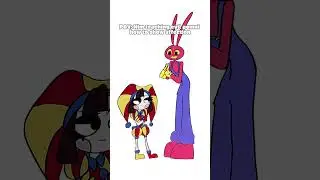 EVIL POMNI & EVIL JAX teaches her how to show affection #shorts #tadc #theamazingdigitalcircus #jax