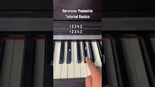 Hermoso momento Tutorial de piano #shorts