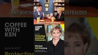 Consumer protection is bipartisan! ☕ Sally Greenberg shares her journey. Watch on #CoffeeWithKen!