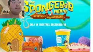 I Try The spongebob Meal From Burger King 