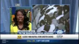 Shopping Etiquette: Curb Bad Behavior HLN News with Lifestyle & Etiquette Expert, Elaine Swann