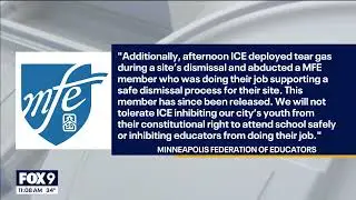 Federal agents at Minneapolis school spark chaotic scene