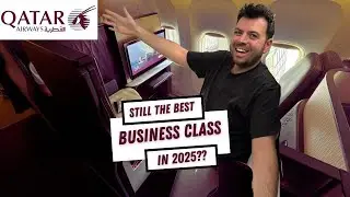 STILL THE BEST BUSINESS CLASS IN 2025 ??? | QATAR AIRWAYS | DOHA-AMSTERDAM | B777-300ER | REVIEW