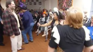 The Residents of Amber Court Dancing to The Twist
