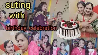 jyoti prity sister vlog ❤️ # सूटिंग के दौरान हु़वा दीदी का बर्थ डे सेलिब्रेशन 😍