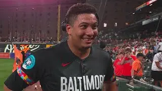 Samuel Basallo Postgame Interview on His Walkoff Home Run vs Dodgers