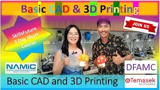 TP Basic CAD & 3D Printing 2Day course SkillsFuture