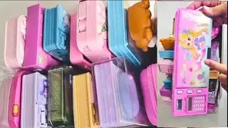 Pink Mermaid Calculator Pencil Box 💗✨ | Sharpener & Storage Inside#stationery 