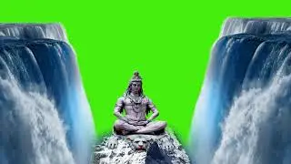 GREEN SCREEN VIDEOS | FREE USE 4K VIDEOS | GODS  AND WATERFALL GREEN SCREEN BACKGROUND
