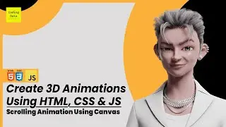 Create 3D Animations Using HTML, CSS & JS |@sheryians #website #canvatag #codingdata