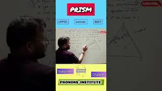 #rayoptics #prism #snellslaw #totalinternalreflection #jeemainsphysics #neet2026 #ukpsclecturer #lt