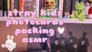 stray kids photocards packing asmr | упаковка карт асмр