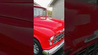 '56 Chevy Stepside Big Back Window #classicchevytrucks