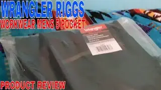 ✅  Wrangler Riggs Workwear Men's Five Pocket Single Layer 🔴