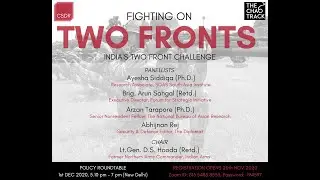 India's Two Front Challenge