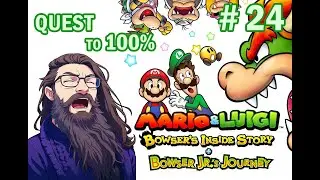 Quest to 100% ((Mario & Luigi: Bowser's Inside Story)) Challengers Are Annoying - Part 24