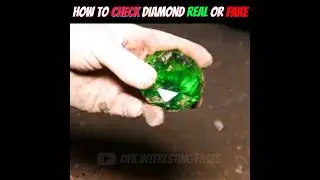 हीरा असली है या नकली कैसे पहचाने | Facts | #shorts #diamond