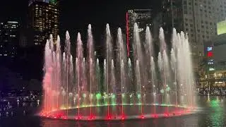 KLCC dancing fountain