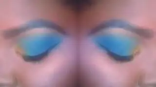 Make azul e amarelo para negras 💙💛