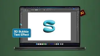3D Bubble Text Effect Tutorial | Illustrator 2025 Guide