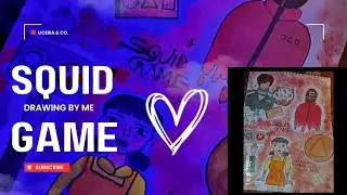 Squid Game concept drawing | Comforting Sounds | Painting 🔥