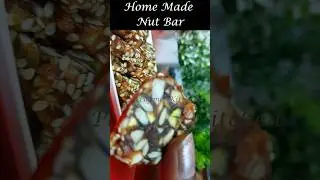 |HOME MADE NUT BAR| PROTEIN BAR|SIMPLE NUTRITIVE SNACK|  #snacksrecipe #energybarrecipe#proteinbars