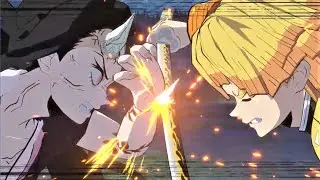 Demon Form Nezuko vs Zenitsu Agatsuma - Demon Slayer The Hinokami Chronicles