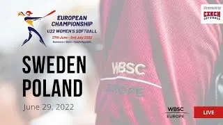 36 2022 U-22 Women's Softball European Championship - Sweden VS Poland