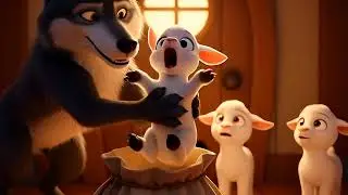 Seven Little Goats in Trouble! 🐐🐺 Can Mother Goat Save Her Kids? | Animated Story