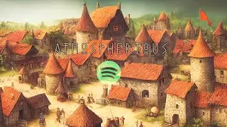 One Hour Fantasy Medieval Music Ambience Chapter I ☘️ ASMR 🎧 Celtic Harp & Ocarina | RPG/D&D Music