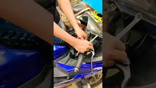 R15V3 handle bar change cbe250r handle bar #shorts #r15v3 #r15v3handlebar