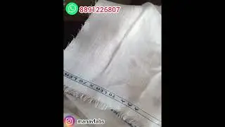 Premium 70 Lea White Linen Fabric | Pure Linen for Shirts, Kurtas & More | Manav Fabs
