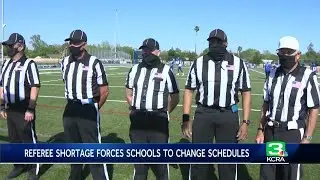Referee shortage impacts high school football game schedules in Sacramento region