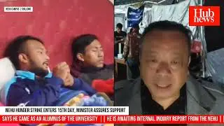 Paul Lyngdoh visits NEHU students on hunger strike, expresses sadness over university&rsquo;s decline