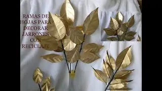 RAMAS NAVIDEÑAS/COMO HACER RAMAS  FLORES DE PAPEL PARA DECORAR TUS JARRONES EN CUALQUIER OCASION