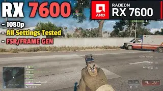 Battlefield REDSEC : RX 7600 - 1080p Settings Tested - FSR/FG (Battle Royale)
