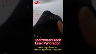 Laser Perforation for Sportswear Fabric | ARGUS LASER Custom Ventilation Hole Solution
