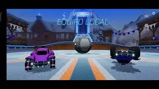 Jugando Rocket league última parte
