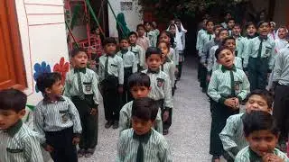 National anthem of Pakistan,  Poor children's performance in village school