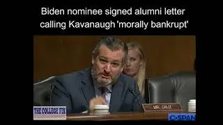 Senator Cruz grills nominee on anti-Kavanaugh letter