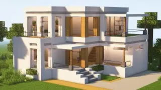 Minecraft - How to Build a Modern House - Interior Tutorial
