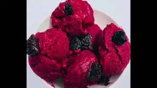 Beets (Beetroot) and Dates Icecream
