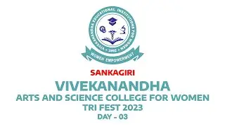 TRI FEST 2023 | Sankagiri Vivekanandha | VIAAS | RTCED | VBCED | 05-04-2023