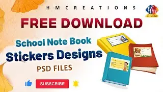 School Note Book Stickers free download PSD Designs