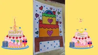 TWO in ONE CAKES 🎂 DRAWING By Sreelatha Teacher