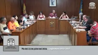Ple del 23 de juliol del 2024 | Legislatura 2023-2027